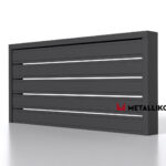 Планкен для забора 120 mm RAL 7024 – покрытие порошковое, толщина 0,45 мм в Новороссийске | фото 2