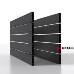 Планкен для забора 120 mm RAL 7024 – покрытие порошковое, толщина 0,45 мм в Новороссийске | фото 1