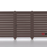 Планкен для забора 120 mm RAL 8017 – покрытие порошковое, толщина 0,45 мм в Новороссийске | фото 6