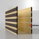 Планкен для забора Printec под дерево 120 mm RAL 1014 – покрытие матовое, толщина 0,45 мм в Новороссийске | фото 3