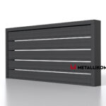 Планкен для забора ранчо 120 mm RAL 7024 – покрытие матовое, толщина 0,45 мм в Новороссийске | фото 4