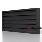 Планкен для забора ранчо 120 mm RAL 9005 – покрытие матовое, толщина 0,45 мм в Новороссийске | фото 1