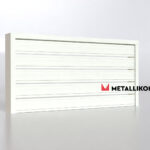 Планкен для забора ранчо 120 mm RAL 9010 – покрытие матовое, толщина 0,45 мм в Новороссийске | фото 2