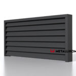 Ламели для забора жалюзи Premium U RAL 7024 – покрытие матовое, толщина 0,45 мм в Новороссийске | фото 3