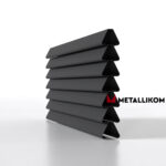 Ламели для забора жалюзи Premium U RAL 7024 – покрытие матовое, толщина 0,45 мм в Новороссийске | фото 2