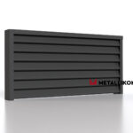Ламели для забора жалюзи Premium U RAL 7024 – покрытие матовое, толщина 0,45 мм в Новороссийске | фото 4