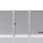 Ламели для забора жалюзи Premium U RAL 7004 – покрытие порошковое, толщина 0,45 мм в Новороссийске | фото 5